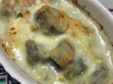 里芋のゴルゴンゾーラチーズグラタン